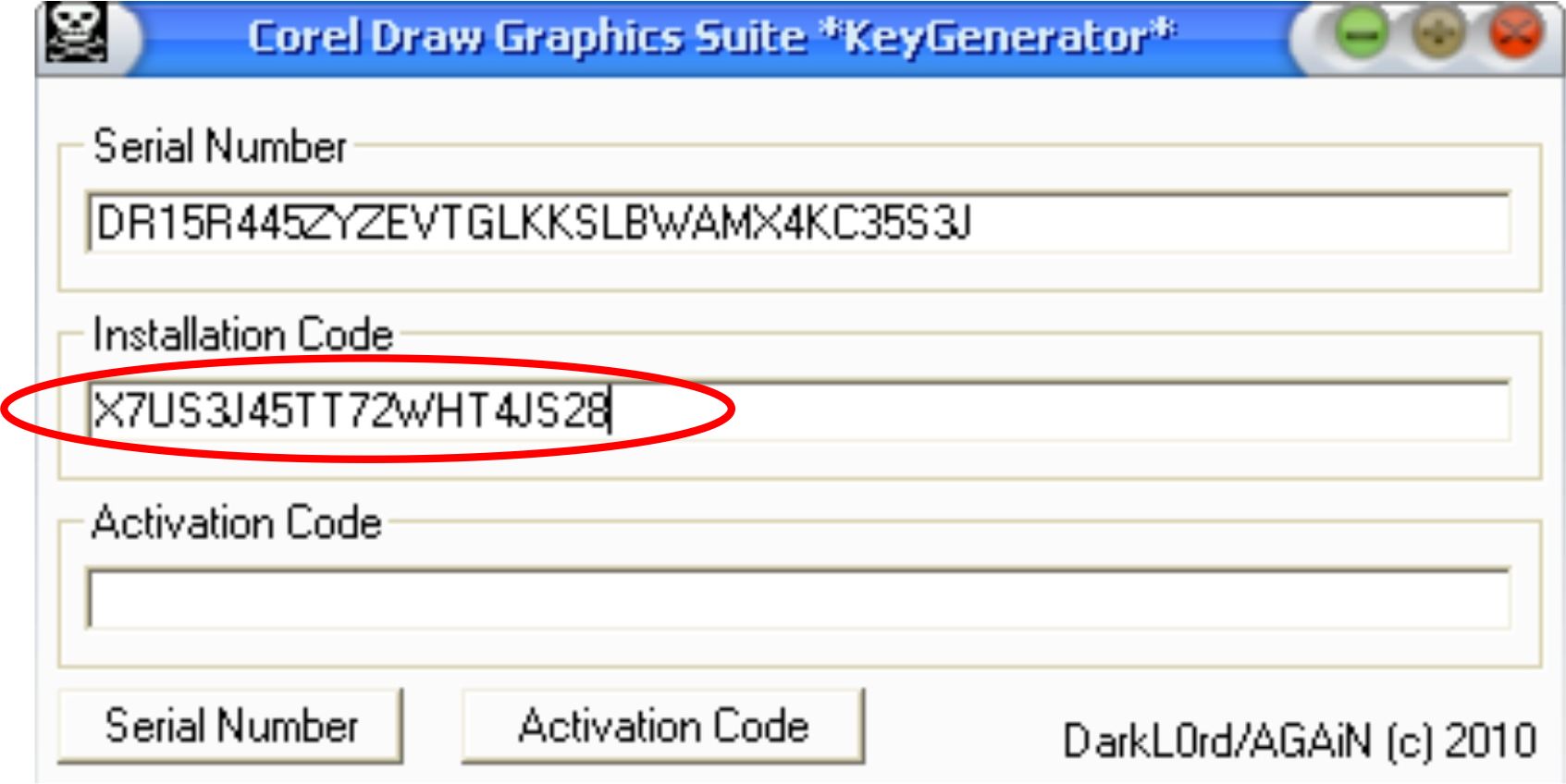 how to find corel draw serial number